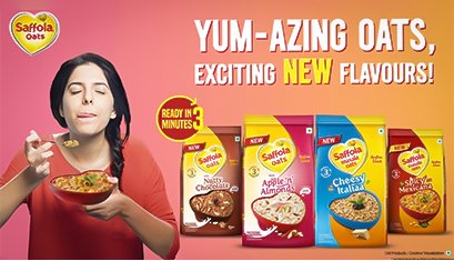 Oats Brand Saffola Launches Four New Delicious Gourmet Flavours