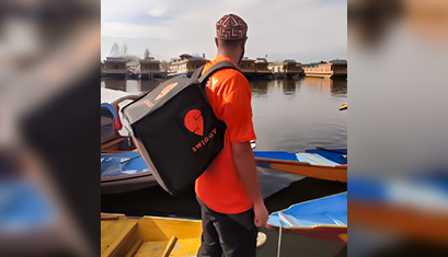 Swiggy Now Delivers to Houseboats on the Iconic Dal Lake