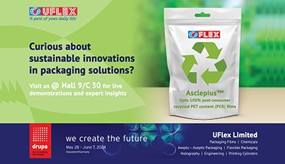 UFlex to Showcase Innovative and Sustainable Printing and Packaging solutions at DRUPA 2024