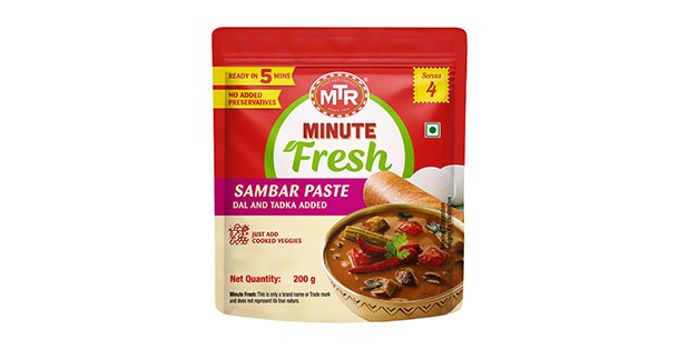 MTR Launches ‘Minute Fresh Sambar Paste