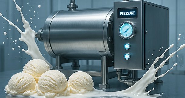 High Pressure Processing For Ice-cream Mixing