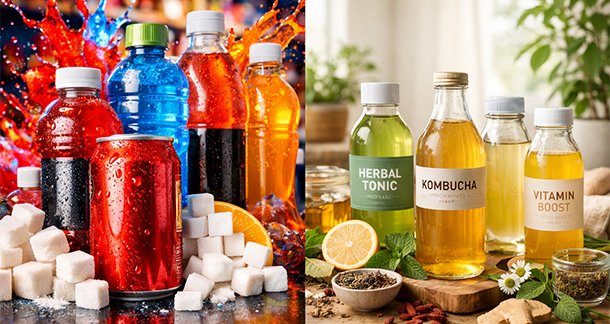 Shifting Sip Preferences: From Colour Appeal to Functional Wellness in the Beverage Market